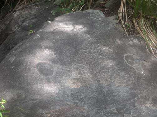 Petroglyphs on Reef Bay Trail, St John