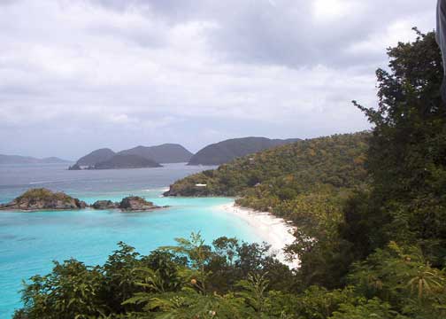 Trunk Bay, one of St John's most popular North Shore beaches